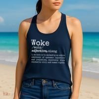 Funny Woke Dictionary Meaning Women's Tank Top thumb 2