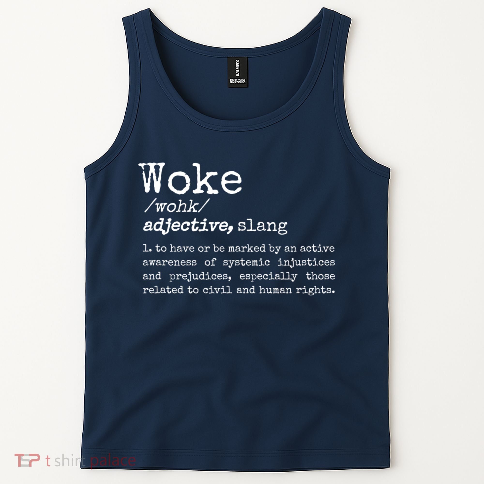 Funny Woke Dictionary Meaning Tank Top
