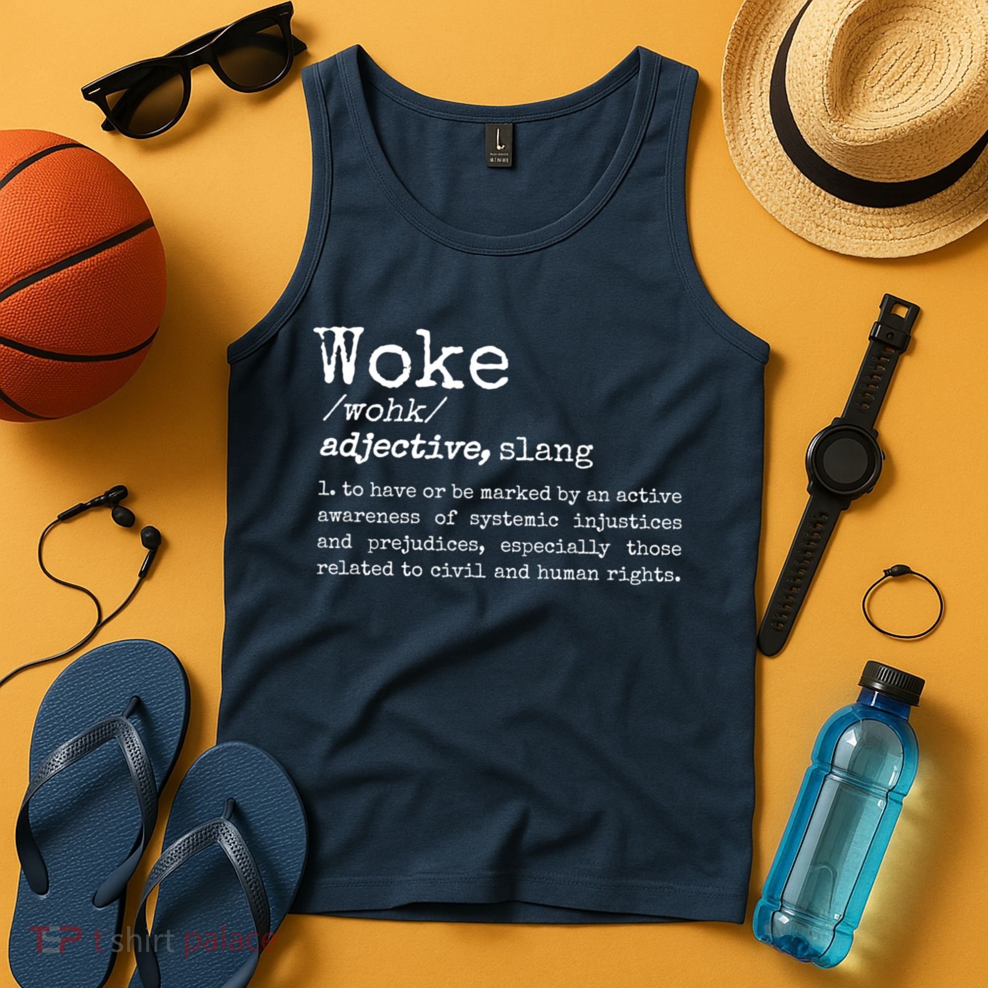Funny Woke Dictionary Meaning Tank Top