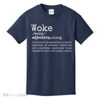 Funny Woke Dictionary Meaning Kids T-Shirt thumb 0