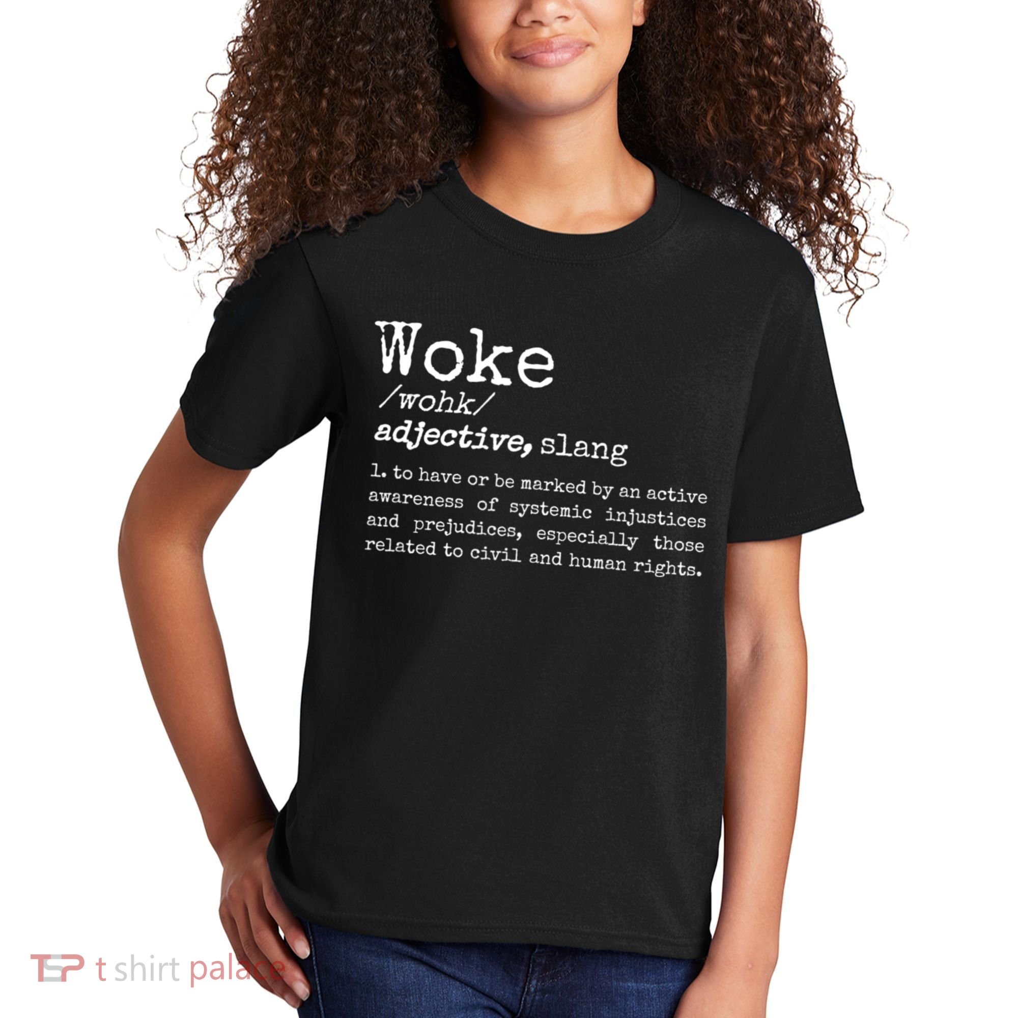 Funny Woke Dictionary Meaning Kids T-Shirt
