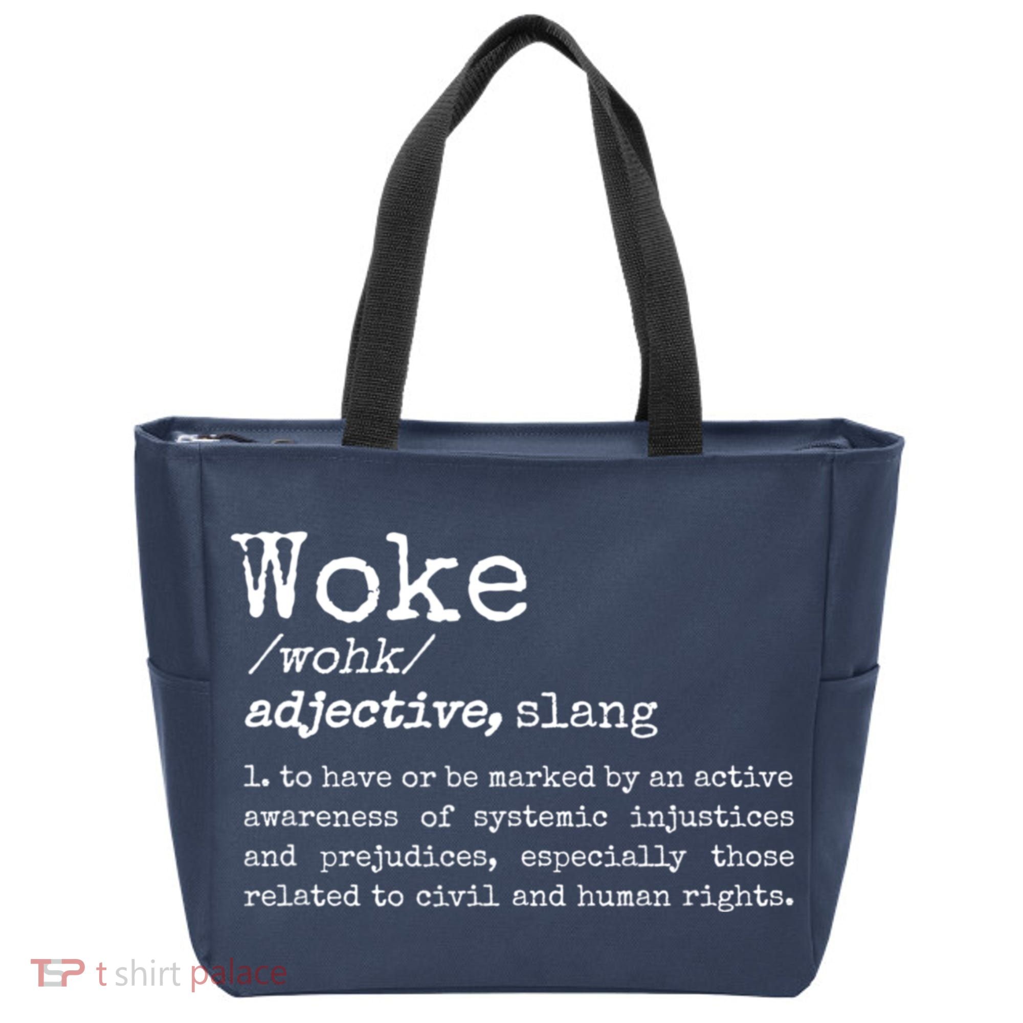 Funny Woke Dictionary Meaning Tote Bag