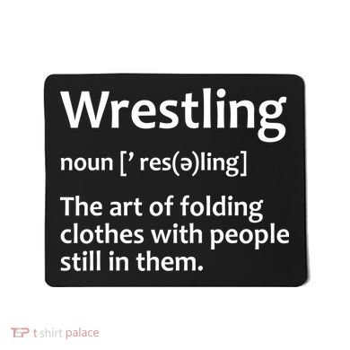 Funny Wrestling Design Wrestlers Mousepad