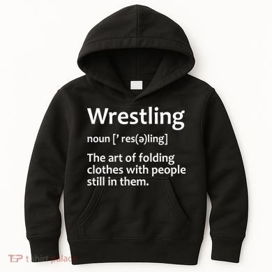 Funny Wrestling Design Wrestlers Kids Hoodie
