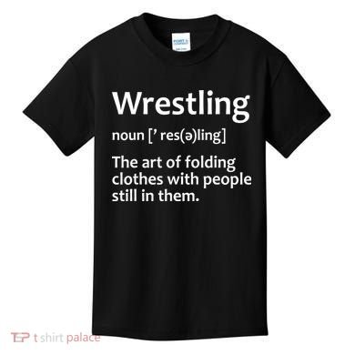 Funny Wrestling Design Wrestlers Kids T-Shirt