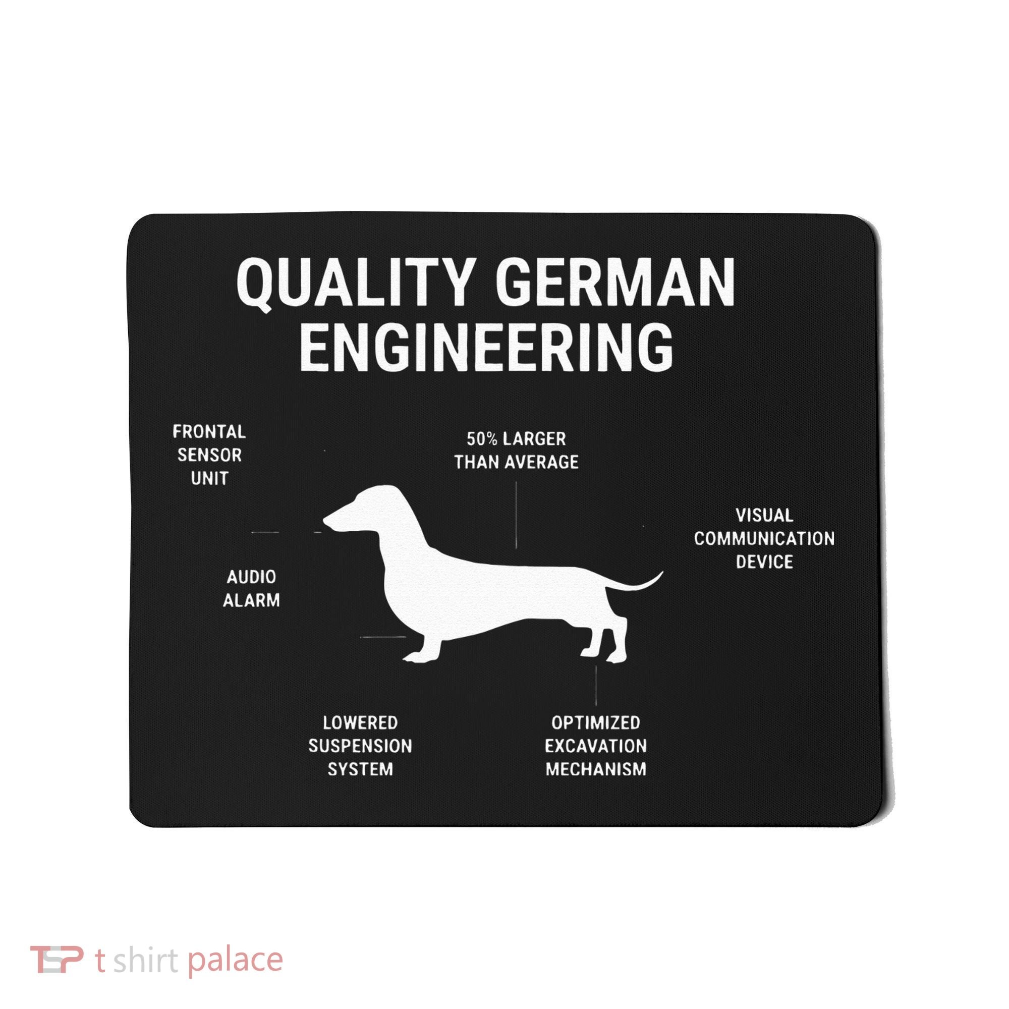 Funny Weiner Dog Joke Sarcastic German Dachshund Mousepad