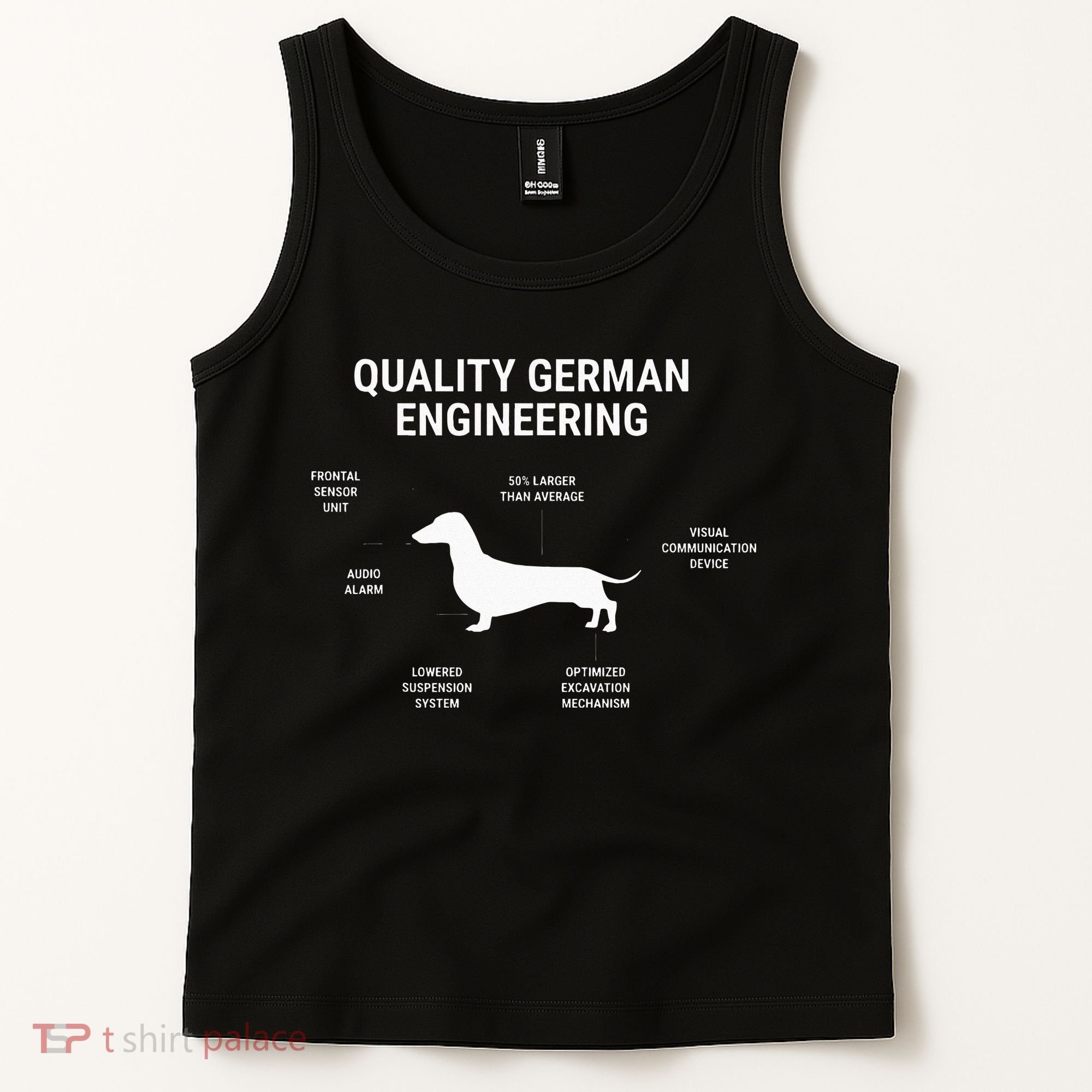 Funny Weiner Dog Joke Sarcastic German Dachshund Tank Top