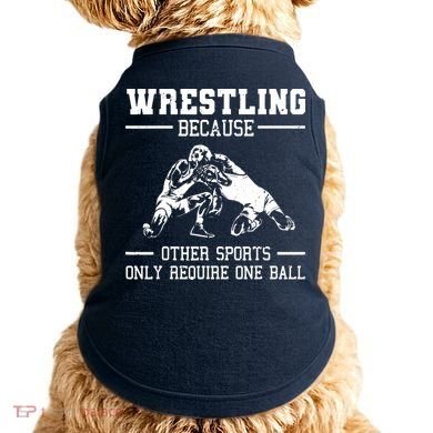 Funny Wrestling Design For Wrestle Athletes Doggie Tank