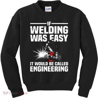 Funny Welding Design Welder Weld Welding Lover Kids Sweatshirt