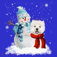 Funny Westie Dog Christmas Snow Christmas Pajama Gift Baby Bodysuit thumb 2