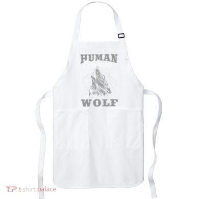 Funny Wolf Design Human Costume IM A Wolf Apron