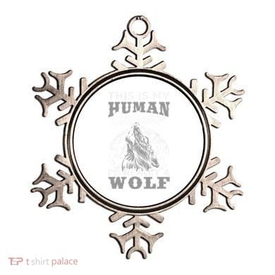 Funny Wolf Design Human Costume IM A Wolf Ornament