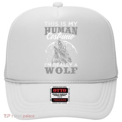 Funny Wolf Design Human Costume IM A Wolf Hat
