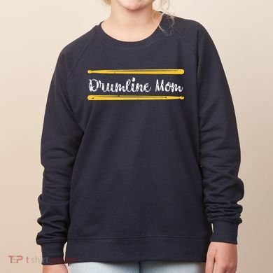 Funny Women Drum Lover Gift DrumLine Mom Women's Sweatshirt