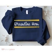 Funny Women Drum Lover Gift DrumLine Mom Sweatshirt thumb 2