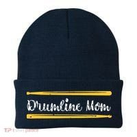 Funny Women Drum Lover Gift DrumLine Mom Beanie thumb 0