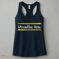 Funny Women Drum Lover Gift DrumLine Mom Women's Tank Top thumb 3