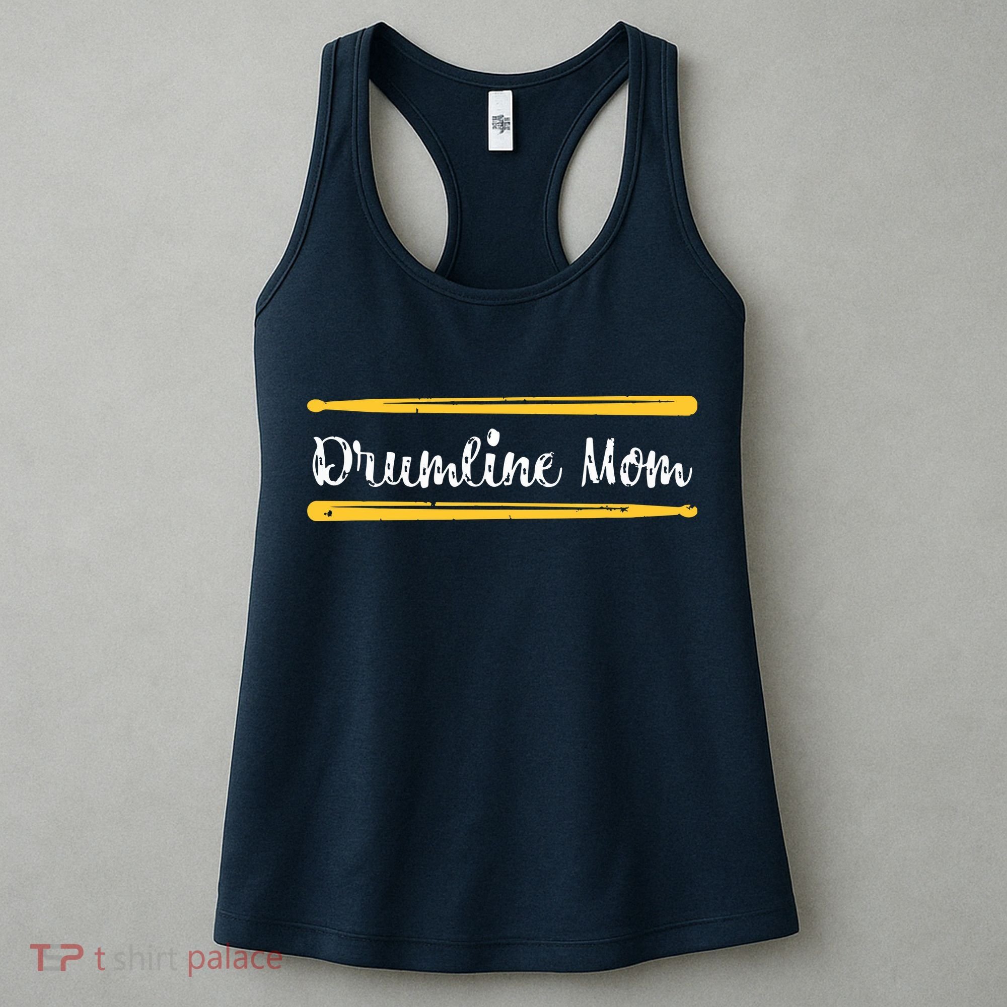 Funny Women Drum Lover Gift DrumLine Mom Women's Tank Top