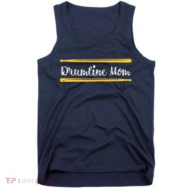Funny Women Drum Lover Gift DrumLine Mom Tank Top