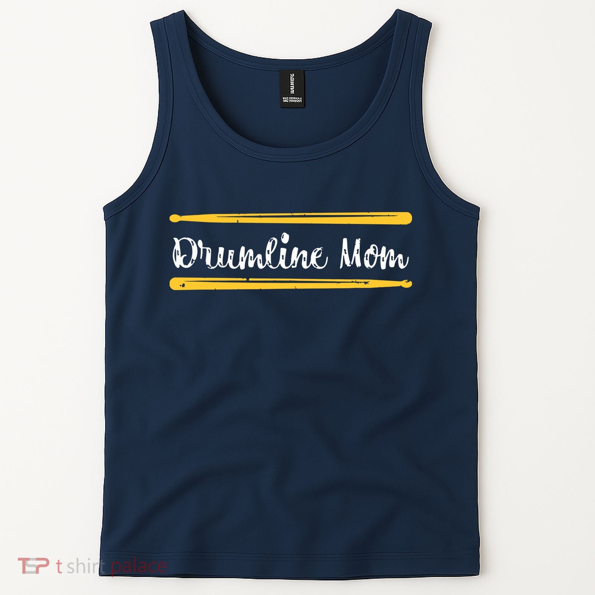 Funny Women Drum Lover Gift DrumLine Mom Tank Top
