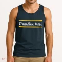 Funny Women Drum Lover Gift DrumLine Mom Tank Top thumb 3