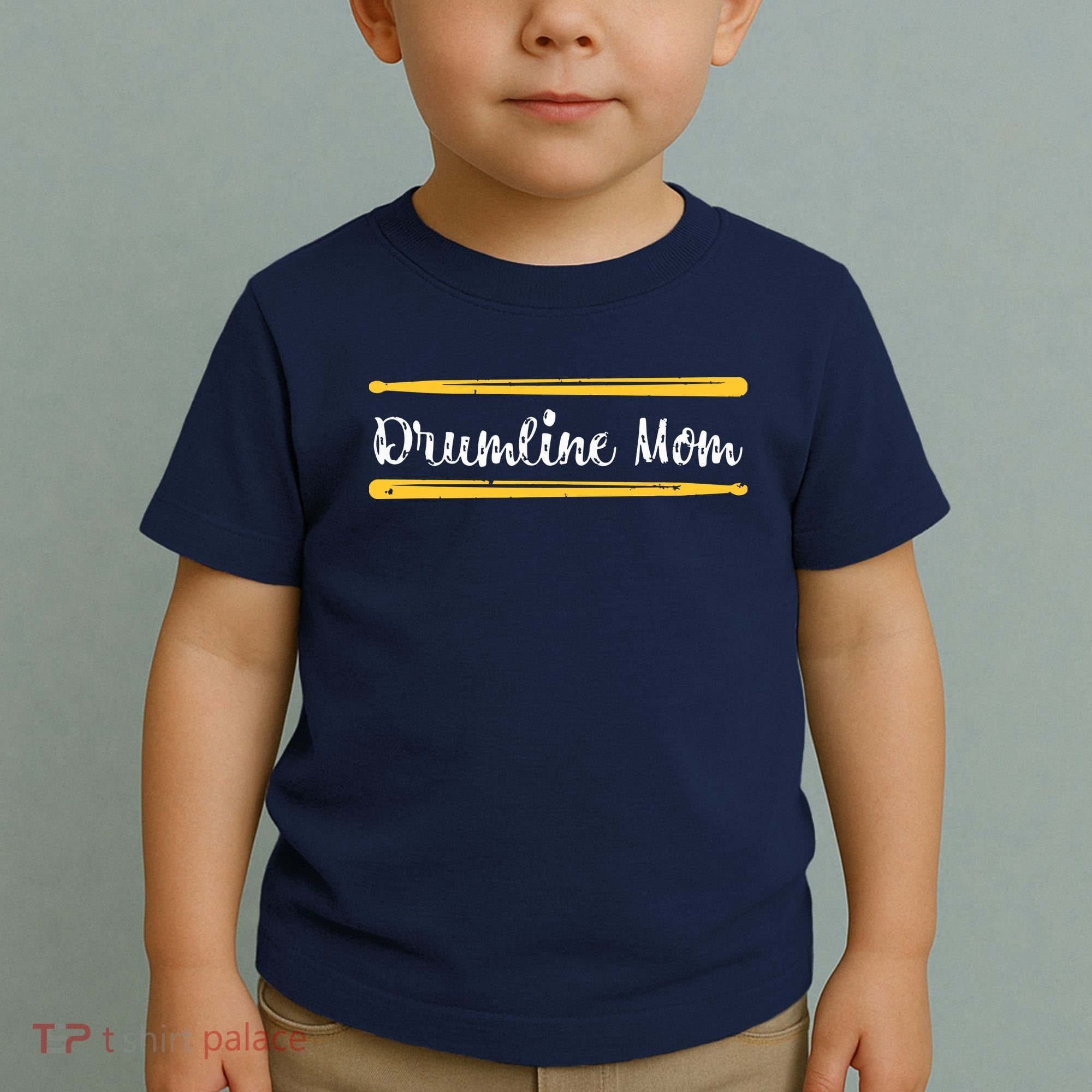 Funny Women Drum Lover Gift DrumLine Mom Toddler T-Shirt