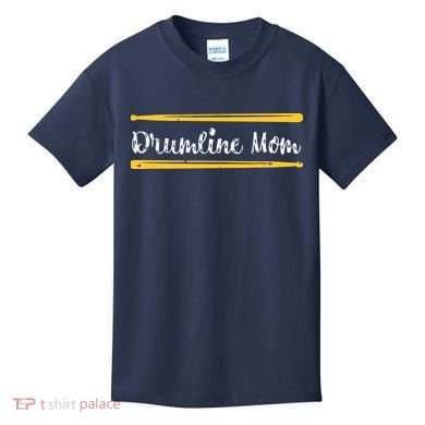 Funny Women Drum Lover Gift DrumLine Mom Kids T-Shirt