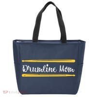 Funny Women Drum Lover Gift DrumLine Mom Tote Bag thumb 0