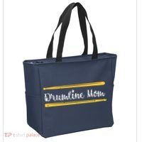 Funny Women Drum Lover Gift DrumLine Mom Tote Bag thumb 2