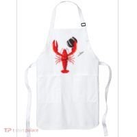 Funny Wine Drinking Lobster Red Crawfish Wine Lovers Gift Apron thumb 0