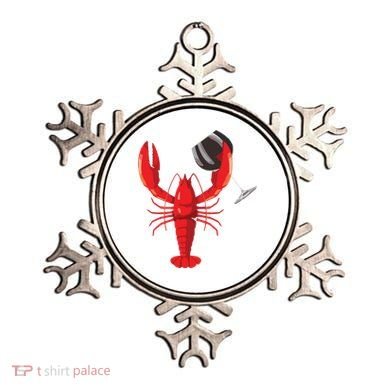 Funny Wine Drinking Lobster Red Crawfish Wine Lovers Gift Ornament