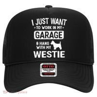 Funny Westie Dad Garage Hang With Gift Hat thumb 0