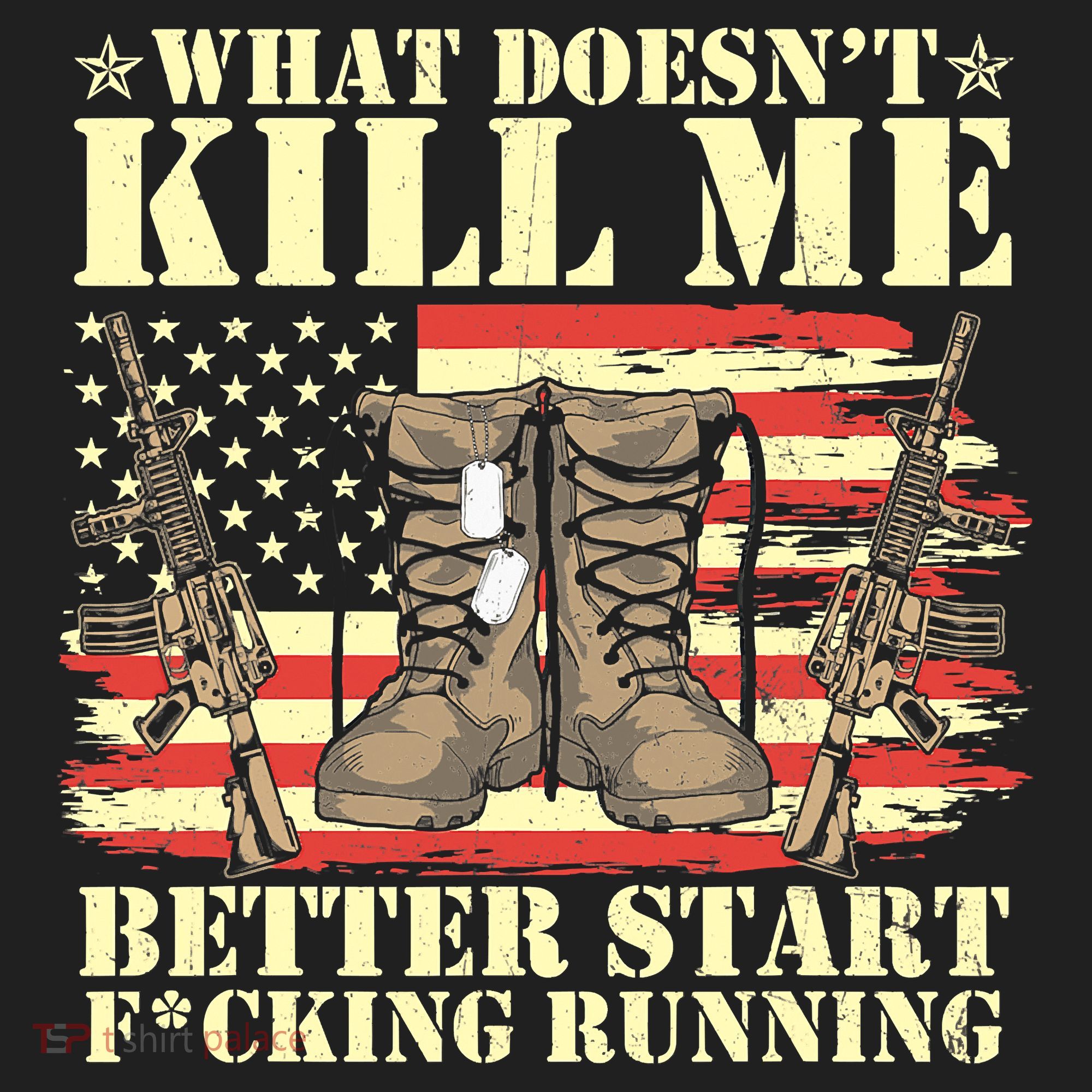 Funny What Doesn't Kill Me Better Start F Running Veteran Beanie