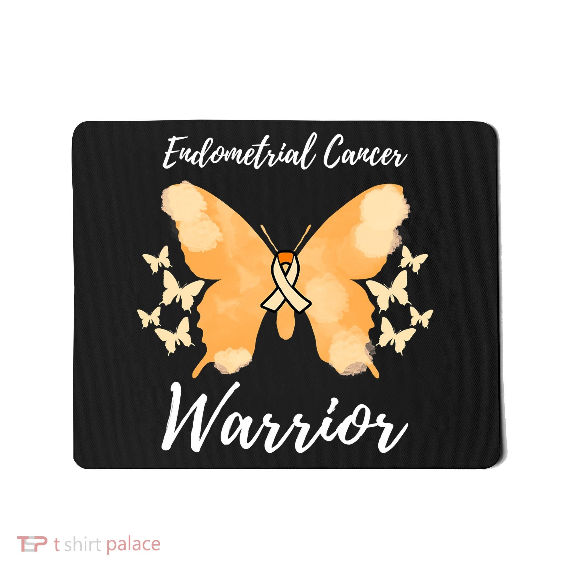 Funny Warrior Endometrial Cancer Awareness Uterine Cancer Mousepad