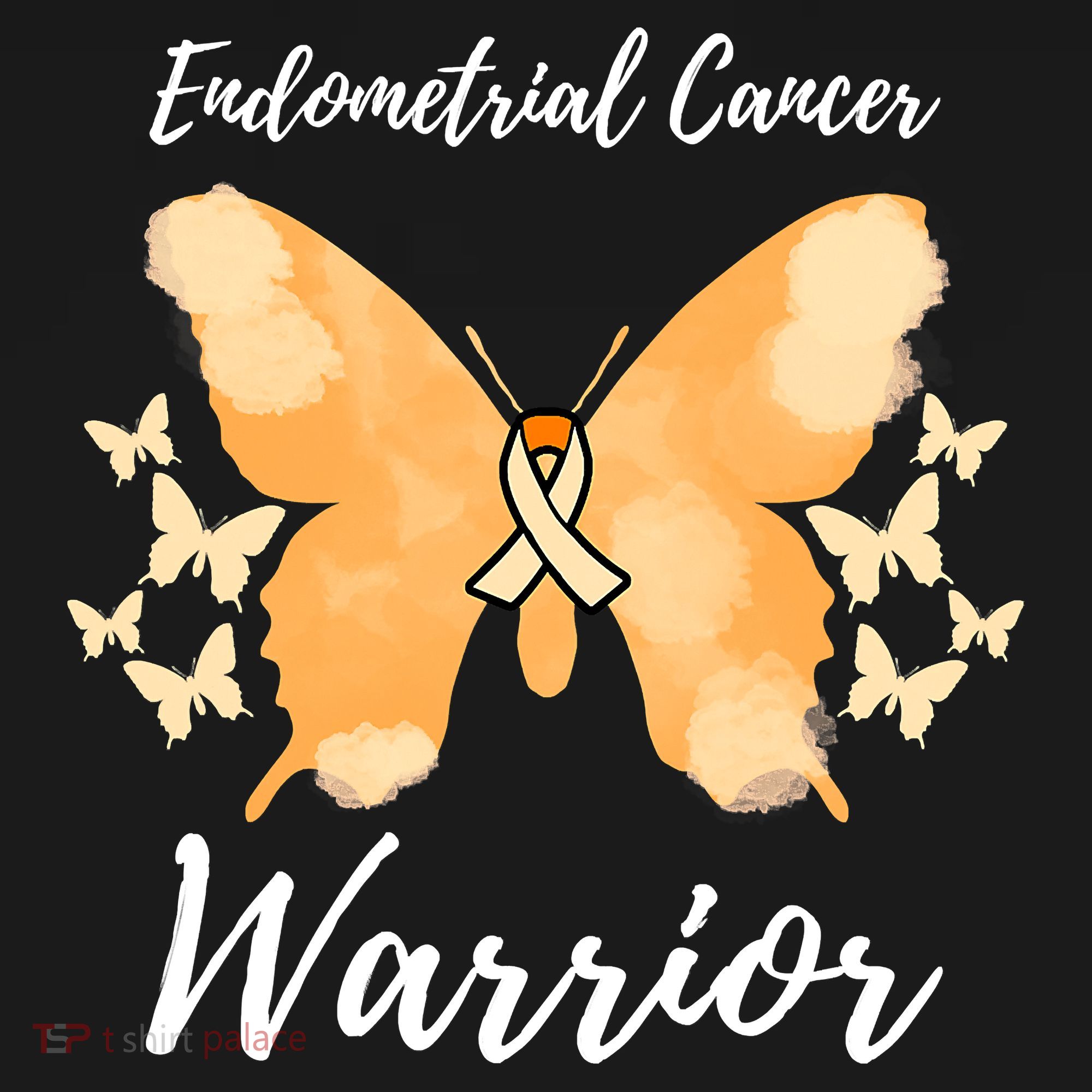 Funny Warrior Endometrial Cancer Awareness Uterine Cancer Women's Long Sleeve Shirt