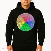 Feelings Wheel Emotion Chart Mental Health Therapy Chart Hoodie thumb 2