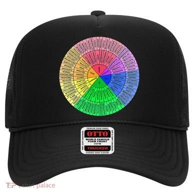 Feelings Wheel Emotion Chart Mental Health Therapy Chart Hat
