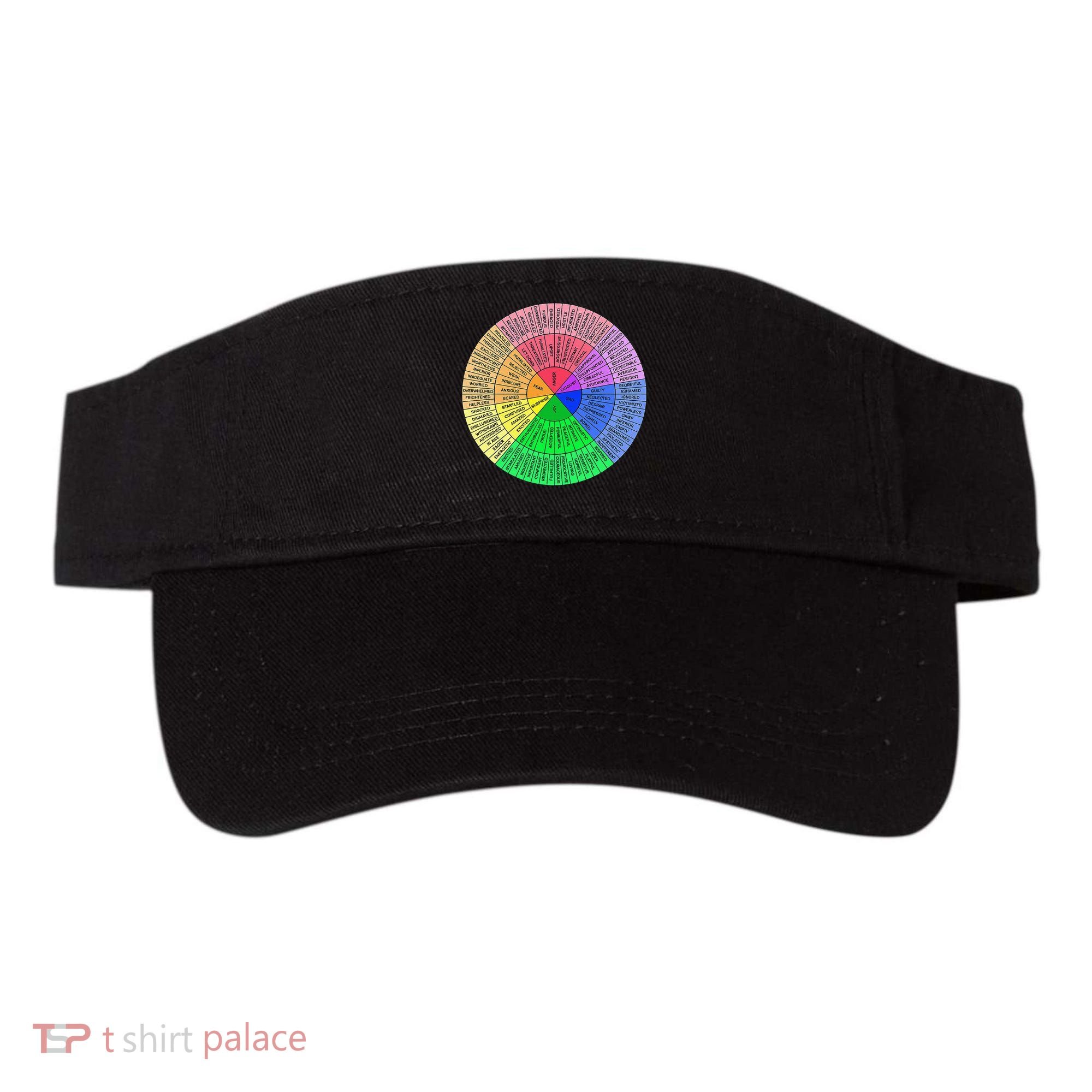 Feelings Wheel Emotion Chart Mental Health Therapy Chart Visor