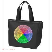 Feelings Wheel Emotion Chart Mental Health Therapy Chart Tote Bag thumb 3