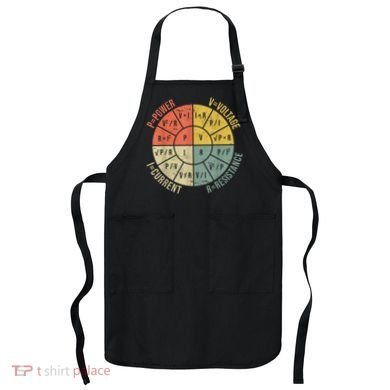 Formula Wheel Electrical Engineering Electricity Ohm's Law Apron