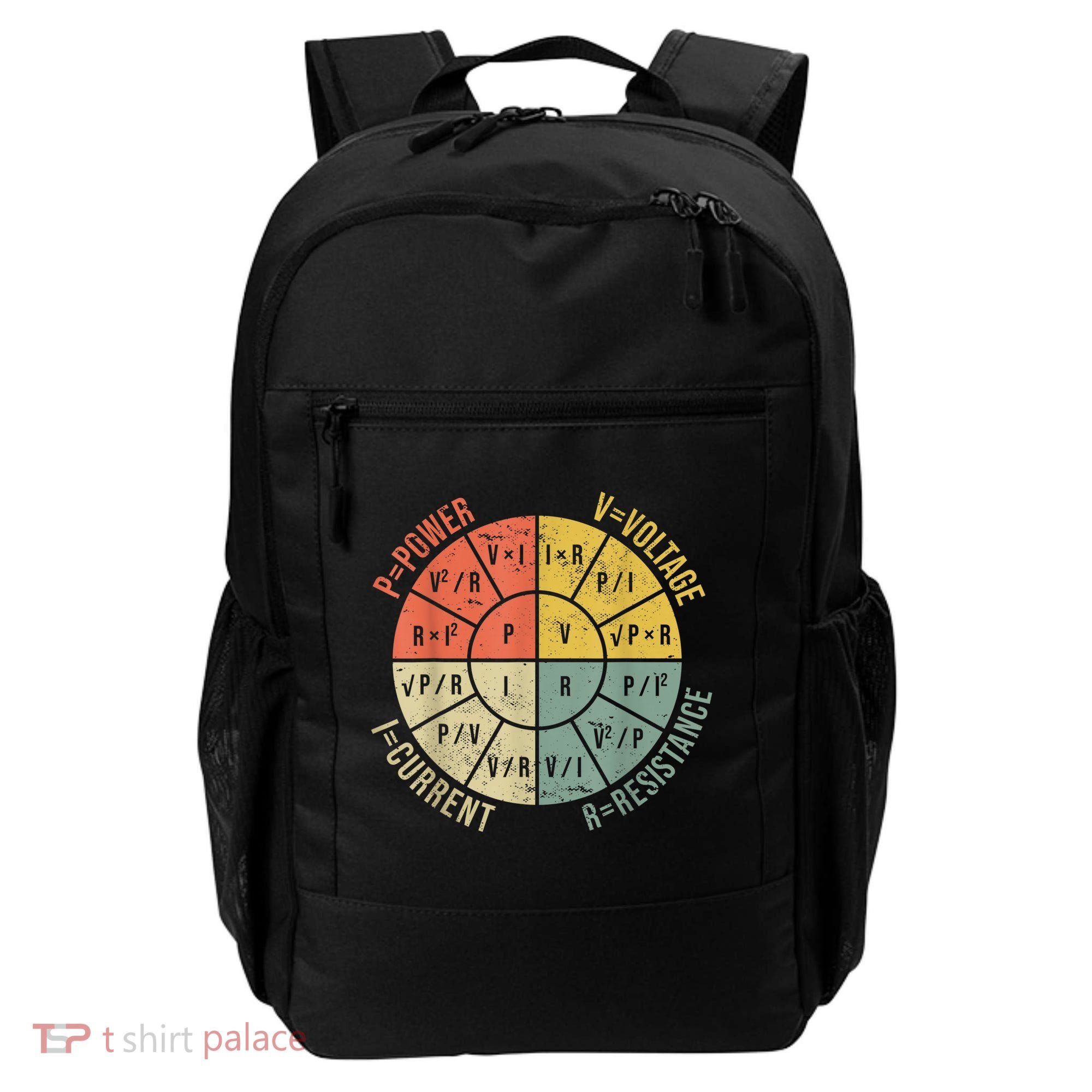 Formula Wheel Electrical Engineering Electricity Ohm's Law Backpack