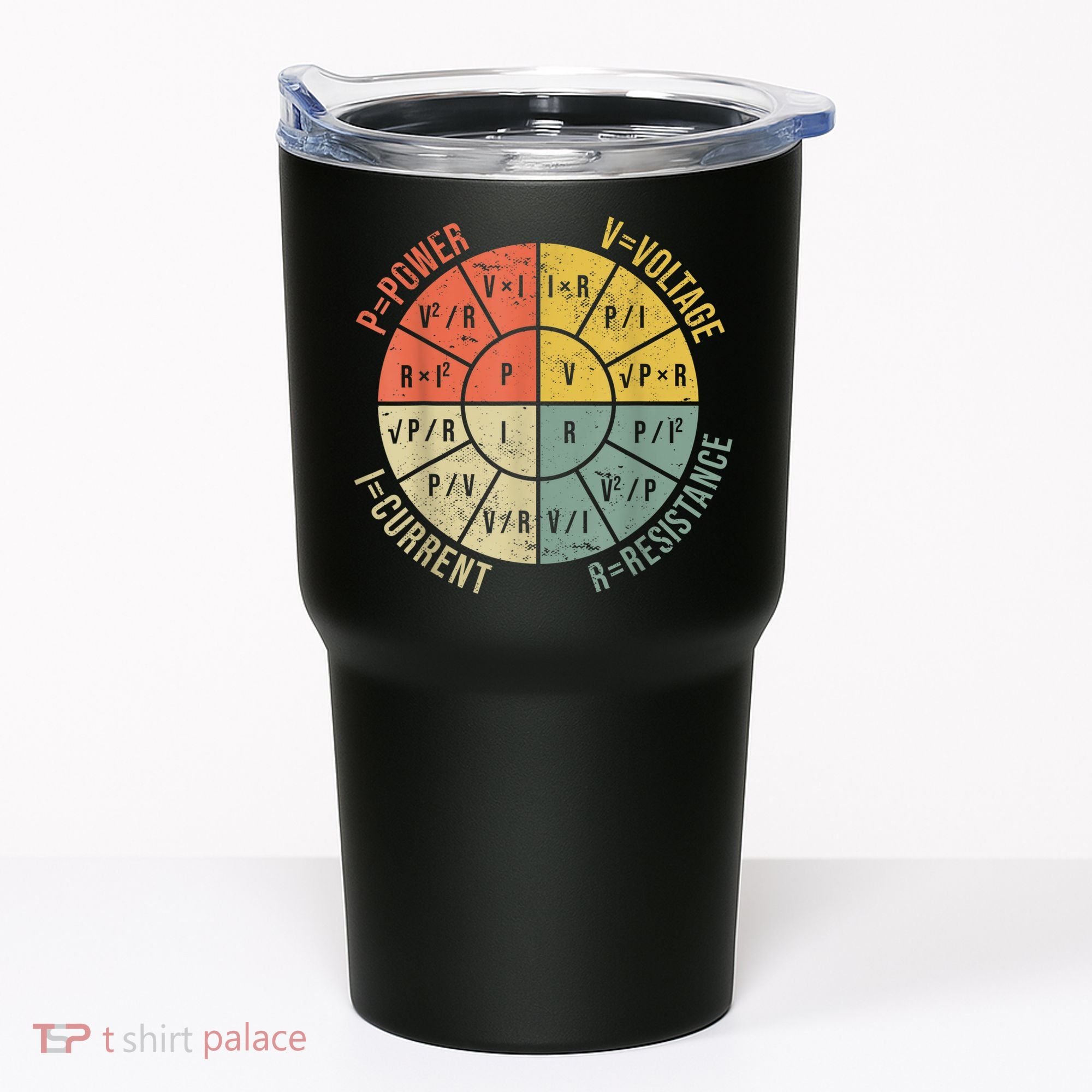 Formula Wheel Electrical Engineering Electricity Ohm's Law Tumbler