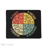 Formula Wheel Electrical Engineering Electricity Ohm's Law Mousepad thumb 0