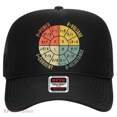 Formula Wheel Electrical Engineering Electricity Ohm's Law Hat