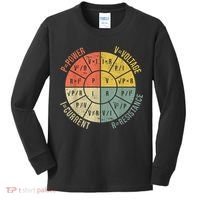 Formula Wheel Electrical Engineering Electricity Ohm's Law Kids Long Sleeve Shirt thumb 0