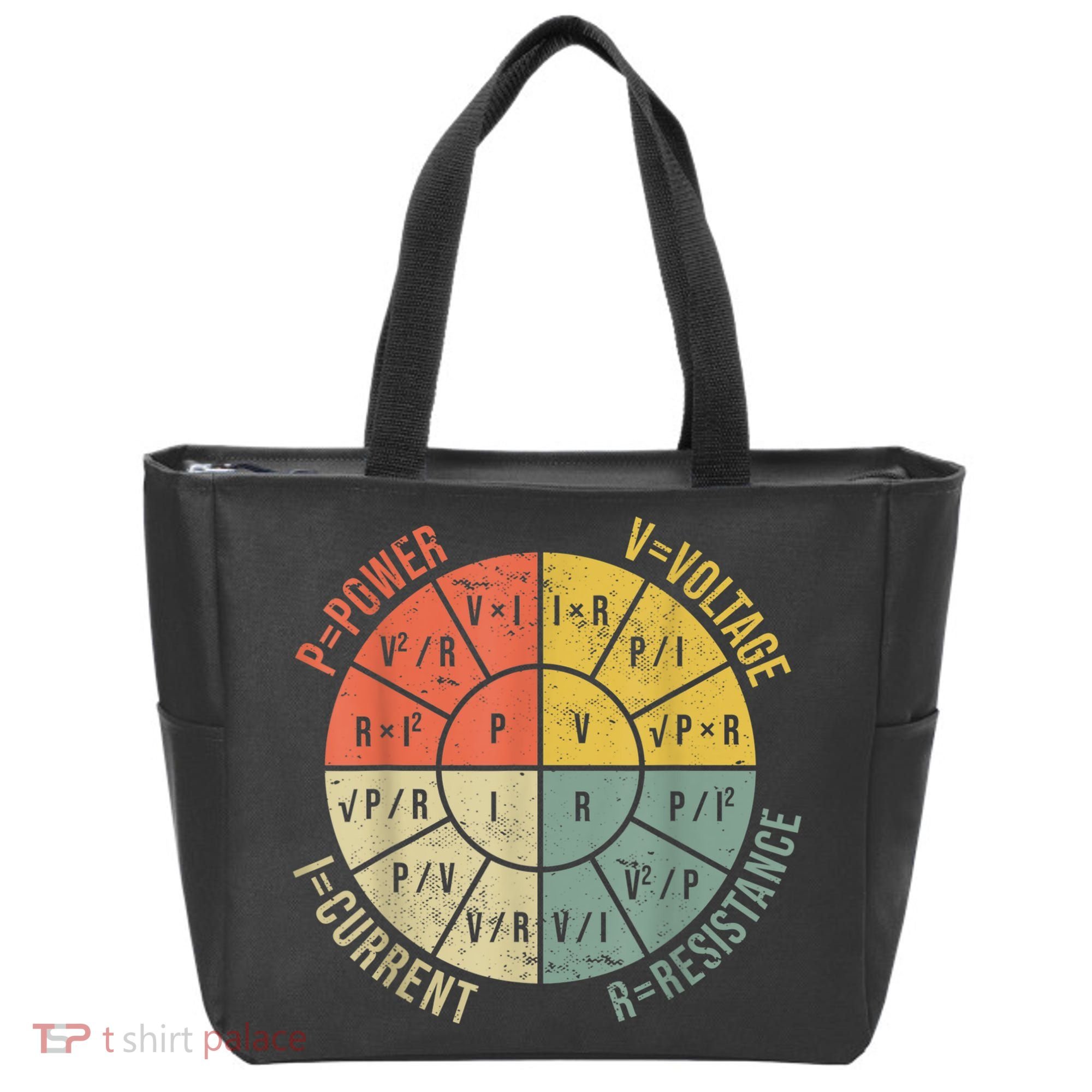 Formula Wheel Electrical Engineering Electricity Ohm's Law Tote Bag