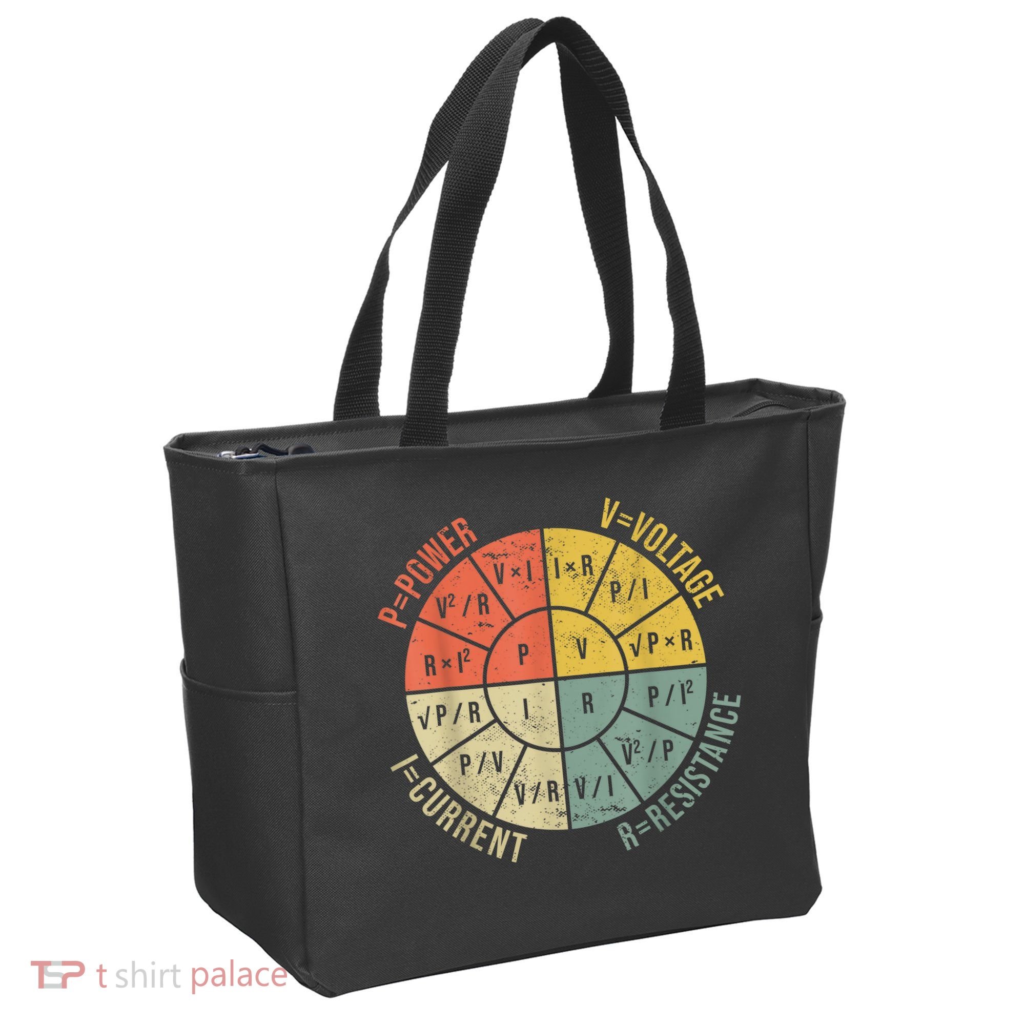 Formula Wheel Electrical Engineering Electricity Ohm's Law Tote Bag