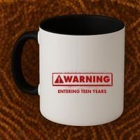 Funny Warning Entering Teen Years Coffee Mug thumb 2