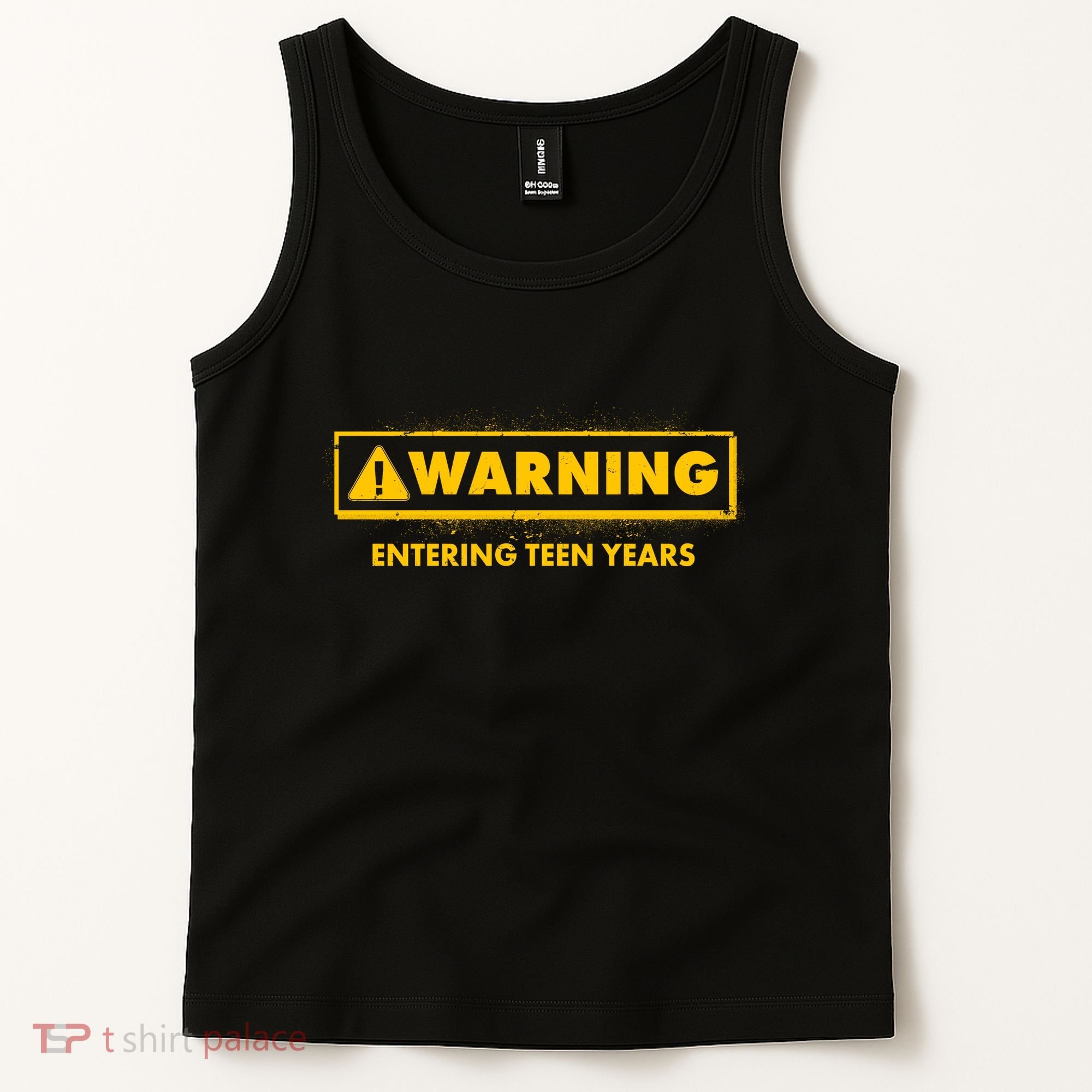 Funny Warning Entering Teen Years Tank Top
