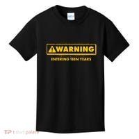 Funny Warning Entering Teen Years Kids T-Shirt thumb 0